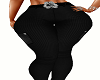 BLACK KNITTED PANTS RLL