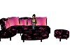 Pink Skull Couch