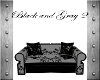 blk/gray sofa with poses