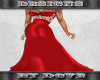 D* RiRi Red Gown