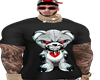 Evil Bear Black T Shirt