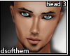 pretty male head 3