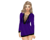 SR~ Purple Sweater Dress