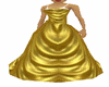dresses gold long