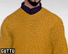 Mustard Knitting Sweater