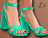 Pastel Green Sandals