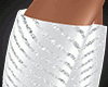 Glitter White Long Boots