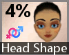 Head Shaper Thick 4% F A