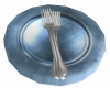 SN Blue plates n  forks