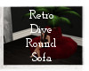Retro Dive Round Sofa