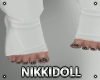 ND♥ Pure White Socks