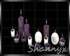 $ Candles Set Purple