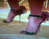 Red Green Holiday Heels