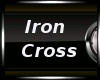 Iron Cross Round Rug 