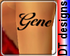 Gene arm tattoo