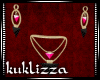(KUK)jewelry set bicolor