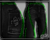 green neon bagging.