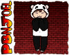 White PandaKid (sticker)