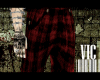 Red Plaid Jeans