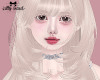 jazmin blond bangs