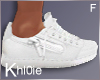 K white sneakers F