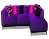 Purple weed couch