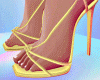 Kylie Yellow Heels