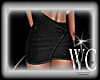 DW FALL BLACK JEAN SKIRT