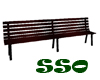 long bench with 5 sits