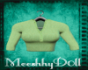 Crop Sweater Green