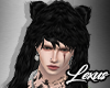 y2k Wolf hat blk