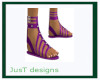 JT Sandals Purple