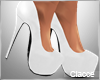 C classic white heels