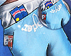 Sp5der Blue Shorts