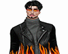 fire orange glasses - M