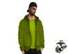 Hoodie w/ Tshirt Green