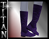 TT*Purple Suede Boots