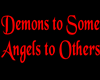 Wall Sign DEMONS  ANGELS