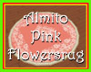 ! ALM PINK FLOWERS RUG