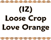 (IZ) Crop Love Orange