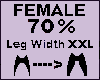 Leg Thigh Scaler 70% XXL