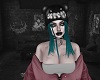 Grunge teddy hat teal