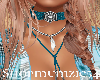 Western Necklace Blue