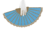 nigeria blue fan