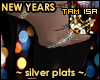 !T NEW YEARS silvr Plats
