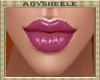 AS* Purple+Gloss Lips