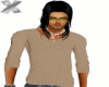 Brown/Drk Brown Polo Top
