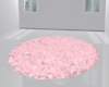 round pink rug