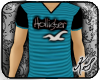 (K) Hollister Top: Blue