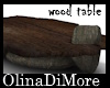 (OD) Old wooden table